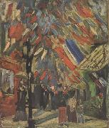 Vincent Van Gogh The Fourteenth of July Celebration in Paris (nn04) Sweden oil painting reproduction